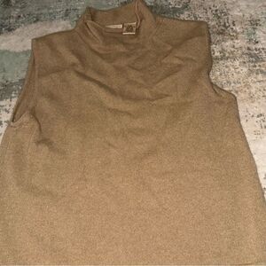 Apostrophe Tan Turtleneck cashmere Sweater